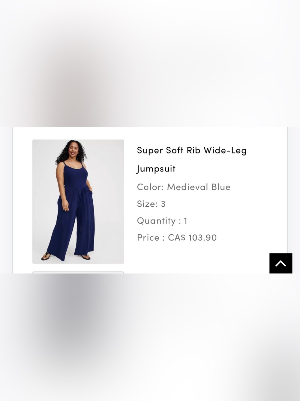 Wide-Leg Ribbed Jumpsuit in Medieval Blue